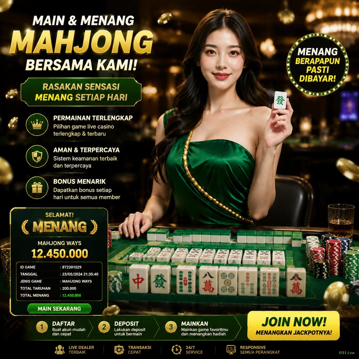 69live Bonus Menarik